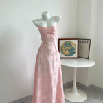 New Embroidered Floral Long Skirt With High-end Feel, Luxurious Camisole Skirt, Slimming Dress