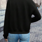 Solid Color Faux Pocket Zip Jacket Casual Long Sleeve For Autumn And Winter
