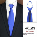 Men's Formal Wear Business Zipper Tie-free