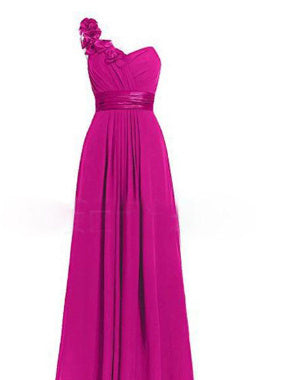 Women's Multi-Colored Slanted Neck Strapless Long Dress | ModeHaven
