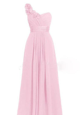 Women's Multi-Colored Slanted Neck Strapless Long Dress | ModeHaven