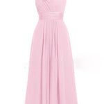 Women's Multi-Colored Slanted Neck Strapless Long Dress | ModeHaven