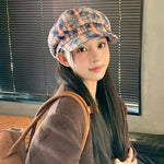 Retro British Peaked Cap All-match Face-looking Little Newsboy Hat