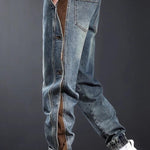 American-style Heavy New Patchwork Overalls Men