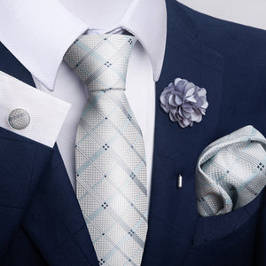 Men's Tie Suit Pocket Square Combo 8