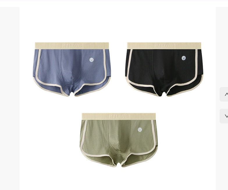 Men's Mid-waist Simple Fashionable Breathable Comfortable Boxers