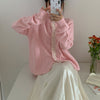 Artistic Retro Lazy Korean Knitwear Sweater Coat