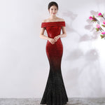 Birthday Party Dress Slimming Host Long Dress