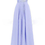 Women's Multi-Colored Slanted Neck Strapless Long Dress | ModeHaven