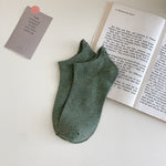 Women's Smiley Ankle Socks Thin Embroidery Ins Short Fashion Tight Socks