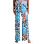 Loose Lace-up Camouflage Printed Pants