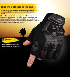 Men's Outdoor Sports Training Fitness Anti-slip Summer Cycling Gloves