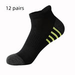 Cotton Socks Solid Color Terry Thick Head Heel Sports