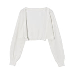 Hollow Thin Loose Lantern Sleeve Sun Protective Blouse