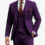 Men's Casual Business Wedding Three-piece Suit