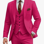Men's Casual Business Wedding Three-piece Suit