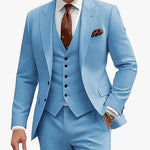 Men's Casual Business Wedding Three-piece Suit
