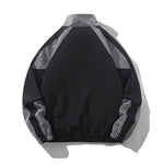 Men's Casual Spring And Autumn Outdoor Stitching Contrast Color Jacket