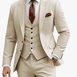 Men's Casual Business Wedding Three-piece Suit