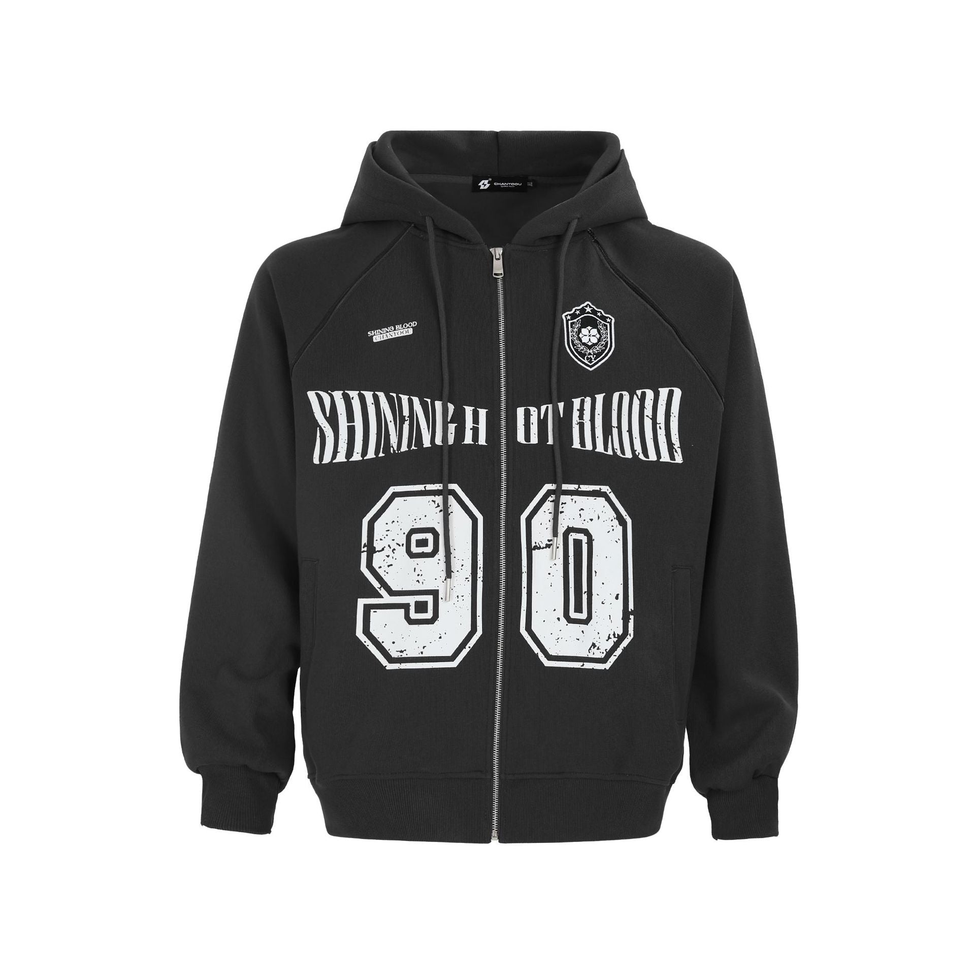 Women's American-style Retro Line Letter Embroidery Loose Casual Jacket