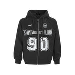Women's American-style Retro Line Letter Embroidery Loose Casual Jacket