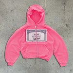 Men's And Women's Cute Hoodie Zipper Jacket