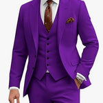 Men's Casual Business Wedding Three-piece Suit