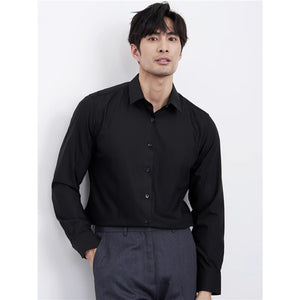 Lightly Mature Business Wine Red Shirt Men