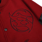 Letter Embroidery Contrast Color Coat Workwear Jacket For Men