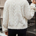 Double-sided Plush Casual Button Cardigan Top Coat For Women