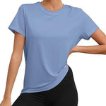 European And American Sports Top Round Neck Loose T-shirt