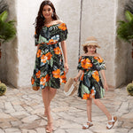 Family Vacation Matching Outfits – Hawaii Style Parent-Child Suit for Family of 4