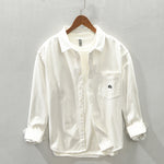 Men's Brushed Long Sleeve Casual Shirt