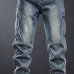 American-style Heavy New Patchwork Overalls Men