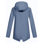 Women's Zipper Hooded Outdoor Windproof Thin Coat