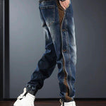 American-style Heavy New Patchwork Overalls Men