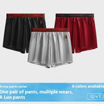 Solid Color Men's Boxers Boxer Briefs