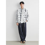 Retro Plaid Cotton Cardigan – Casual Overshirt with Vintage Design Sense