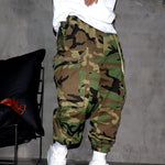 Retro High Street Camouflage Men Casual Working Pants